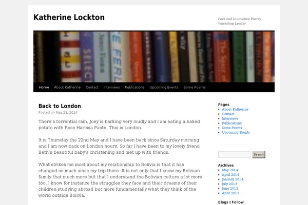 WordPress website example screenshot