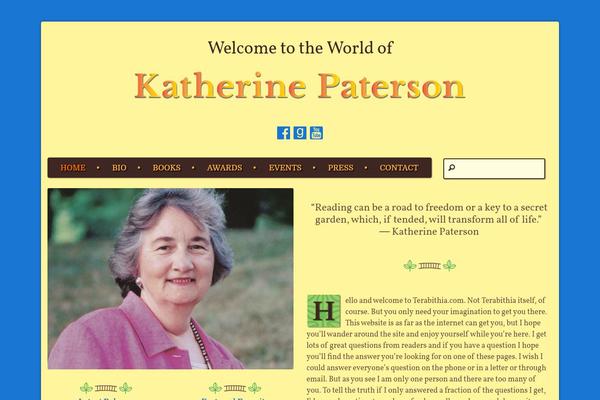 katherinepaterson.com site used Katherinepaterson