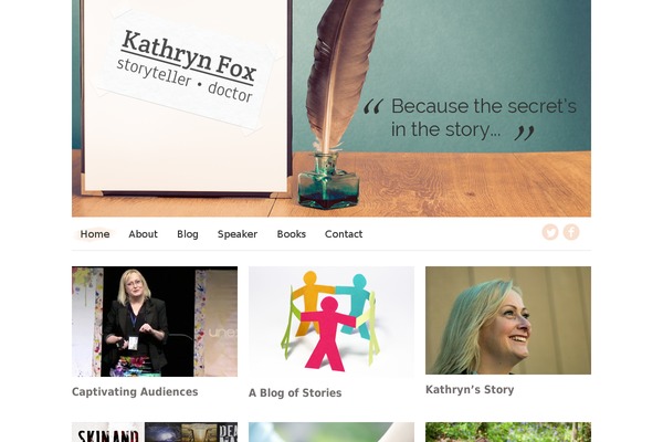 Kathryn theme site design template sample