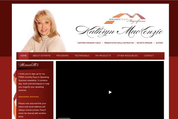 kathrynmackenzie.com site used Kathryn