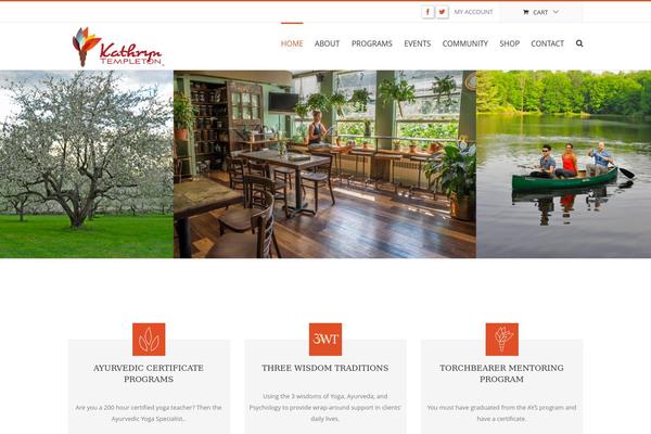 kathryntempleton.com site used Mayashop_wordpress_theme