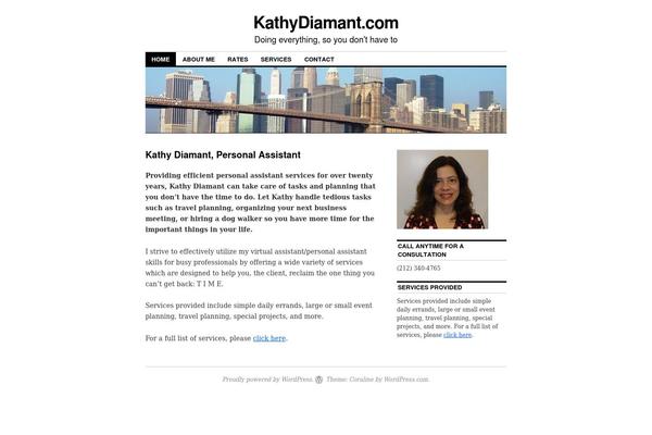 WordPress website example screenshot