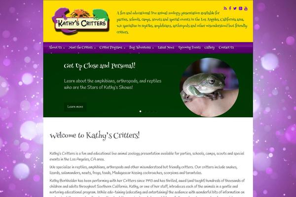 evolve theme site design template sample