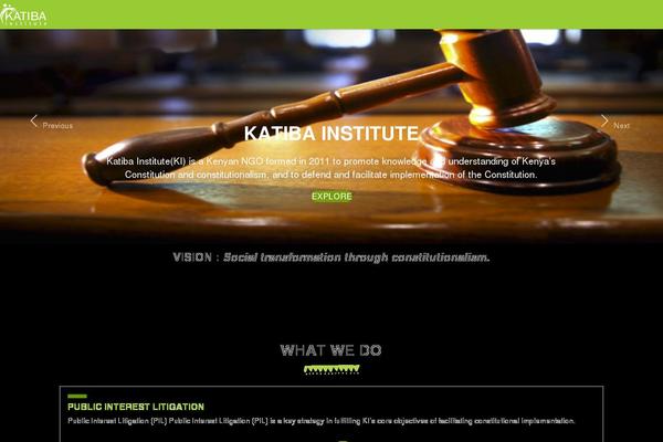 katibainstitute.org site used Katiba