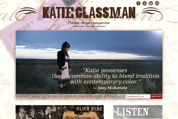 katieglassman.com site used Kg