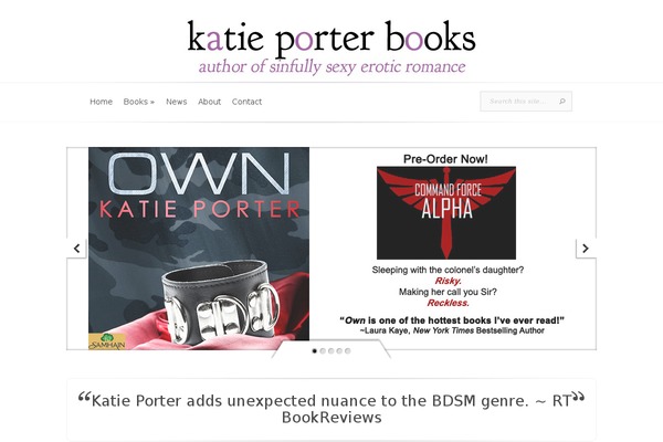 katieporterbooks.com site used Polestar