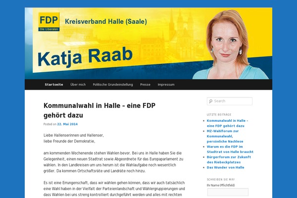 Twenty Eleven theme site design template sample