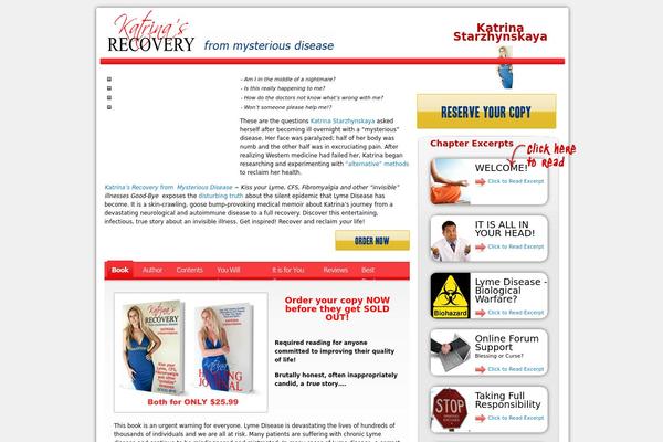 katrinasrecoveryfromlyme.com site used Promote