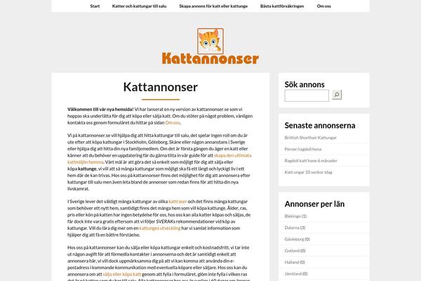 kattannonser.se site used Customizable Blogily