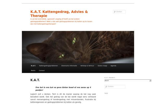 kattengedrag.com site used Twenty Eleven