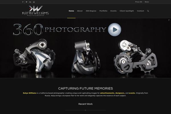 Enfold theme site design template sample