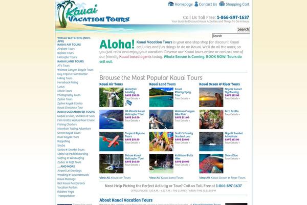 kauaivacationtours.com site used Kvt