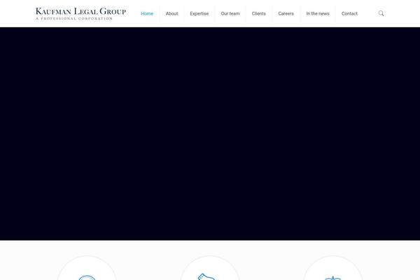 WordPress website example screenshot
