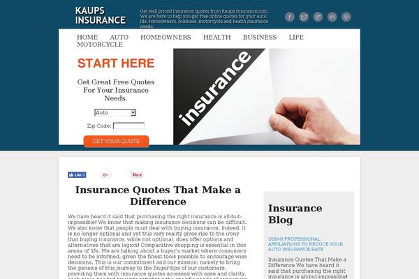 kaupsinsurance.com site used Kaupsinsurance