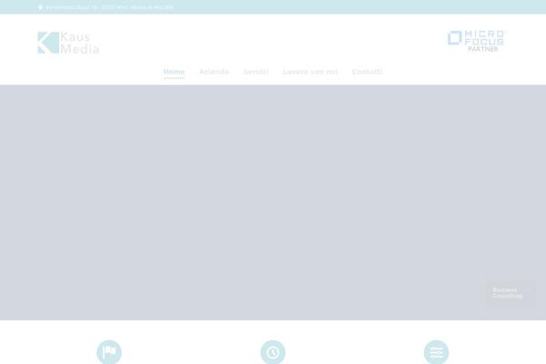 The7 Child theme site design template sample