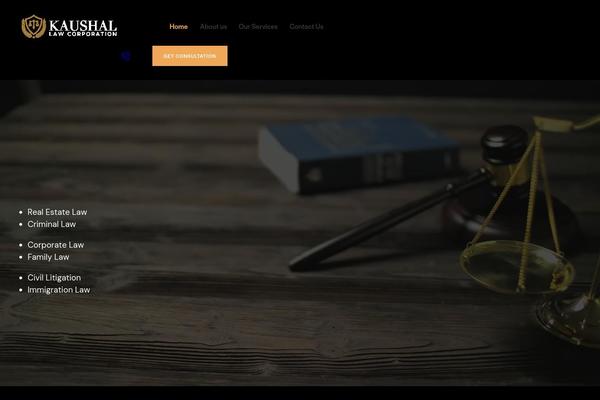 Bridge Child theme site design template sample