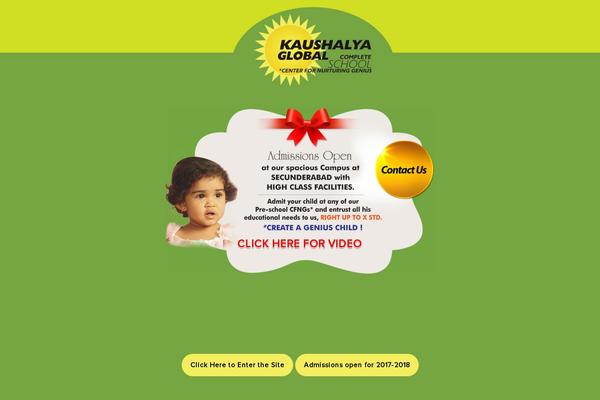 kaushalyaglobal.com site used Flat Theme
