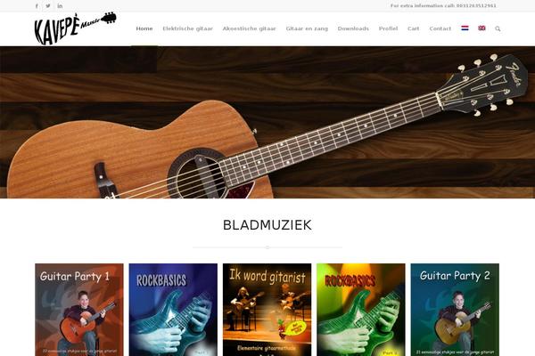 Enfold theme site design template sample