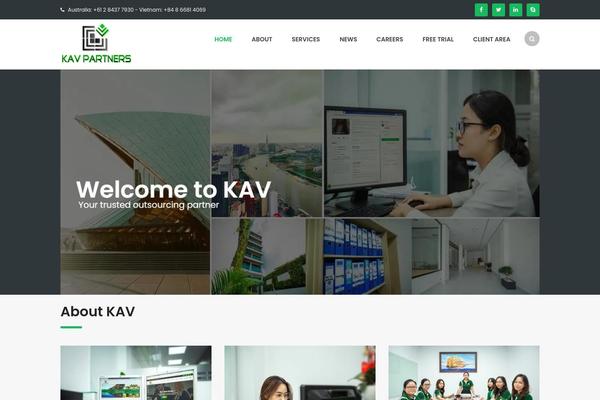 kavpartners.com site used Finance