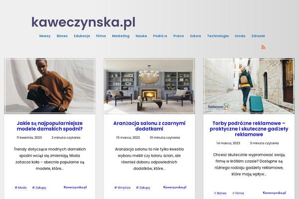 kaweczynska.pl site used Maktub-child