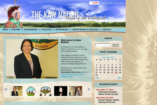 kawnation.com site used Kaw-nation