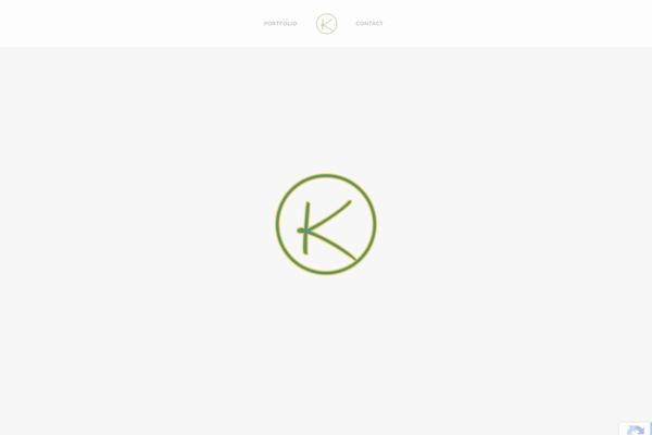 Kinetika theme site design template sample