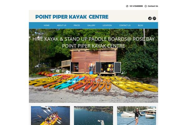 kayakhire.com.au site used Aquatichire