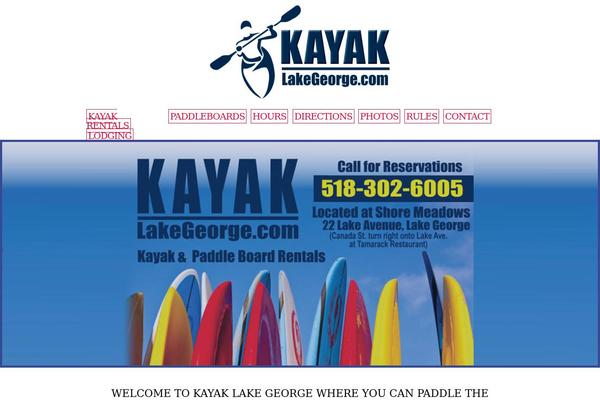 kayaklakegeorge.com site used Generic