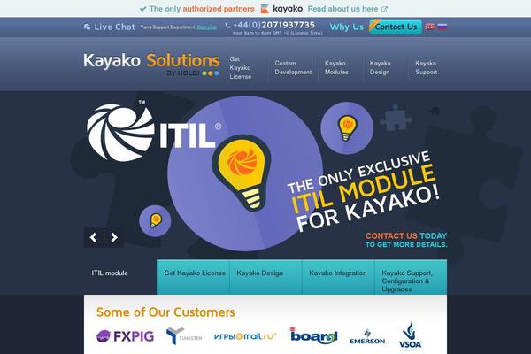 kayako-solutions.com site used Kayako