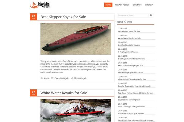 kayaksforsale.us site used Fruitful