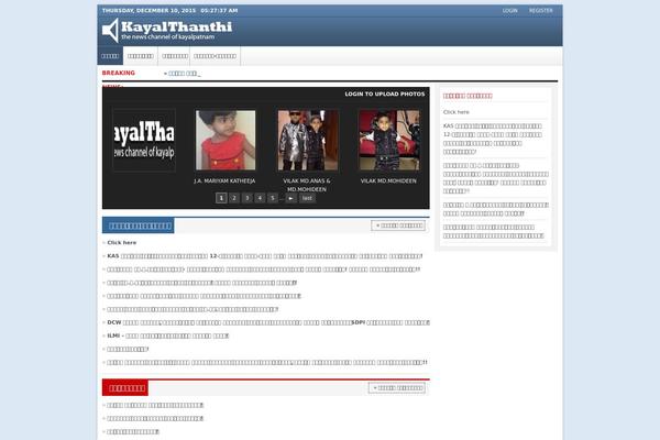 Kt theme site design template sample