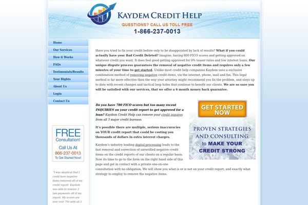 kaydemcredithelp.com site used Wp-sigma-child