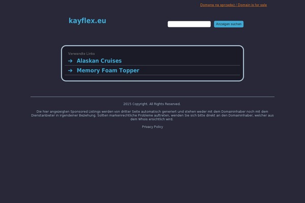 kayflex.eu site used Kayflex