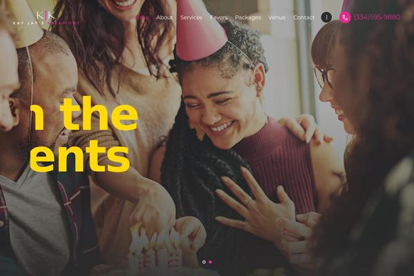 Partymaker theme site design template sample