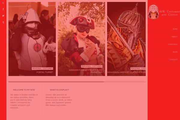 Warhol theme site design template sample
