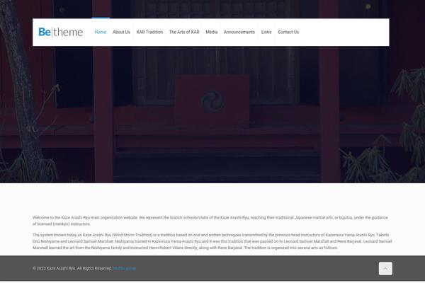 BeTheme theme site design template sample