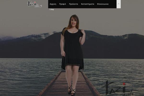 Fashion theme site design template sample