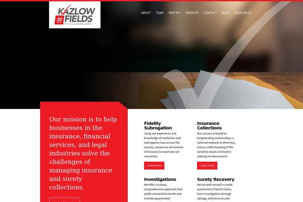 kazlowfields.com site used Kazlow
