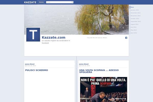 kazzate.com site used Timeline-wp