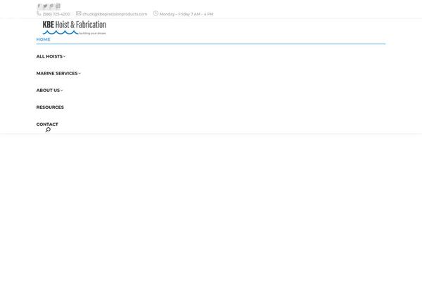 The7 theme site design template sample