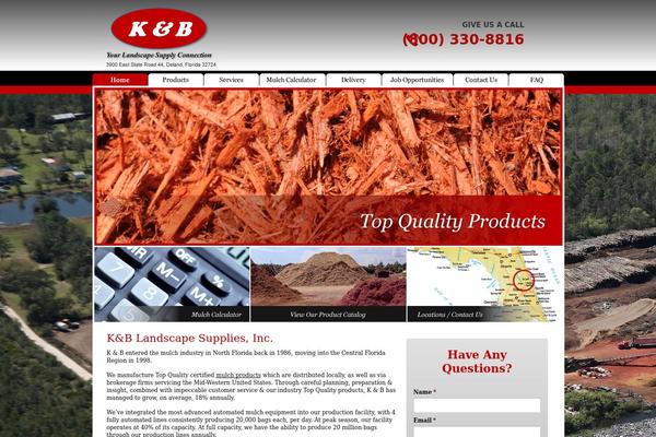 Kb theme site design template sample