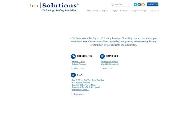 kcmsolutions.com site used Kcm