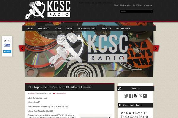 kcscradio.com site used Createpress