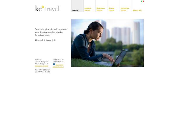 kctravel.it site used Kc-travel
