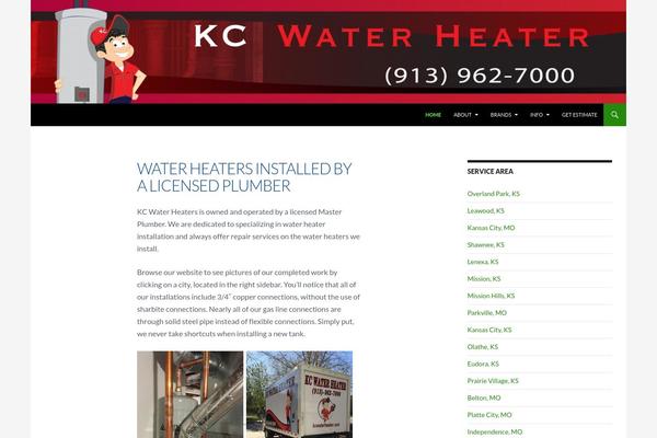 WordPress website example screenshot