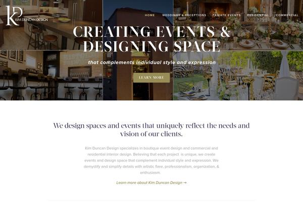 Minimal-desire theme site design template sample
