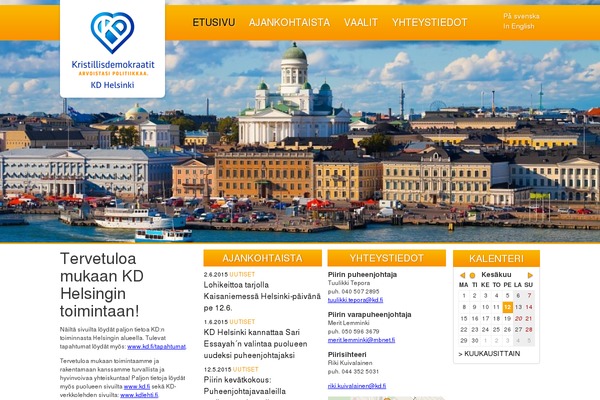 kdhelsinki.fi site used Kdsivusto