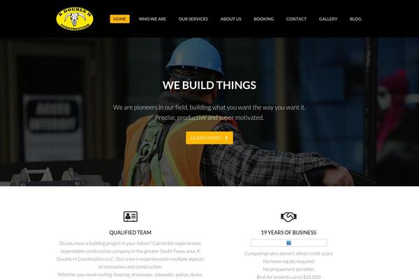 Total theme site design template sample