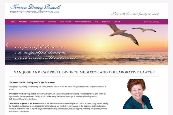 WordPress website example screenshot