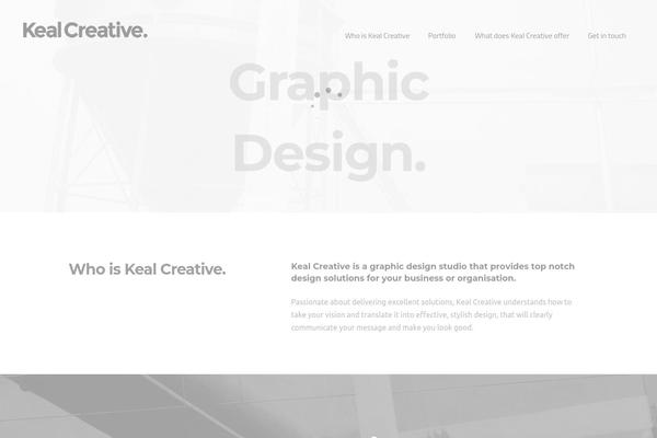 Grafik theme site design template sample